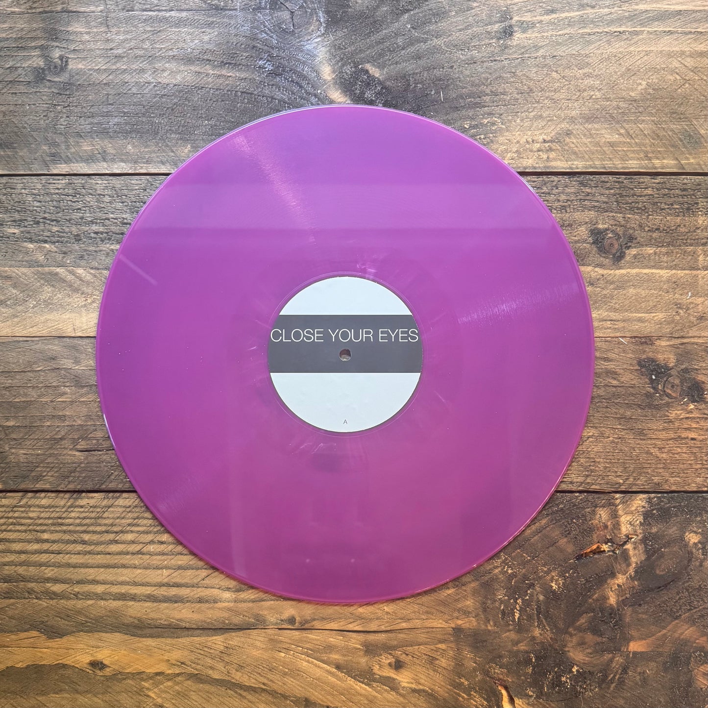 Dapayk Solo "Close your eyes", purple 12", 10 copies only (vinyl only) (Beso04)
