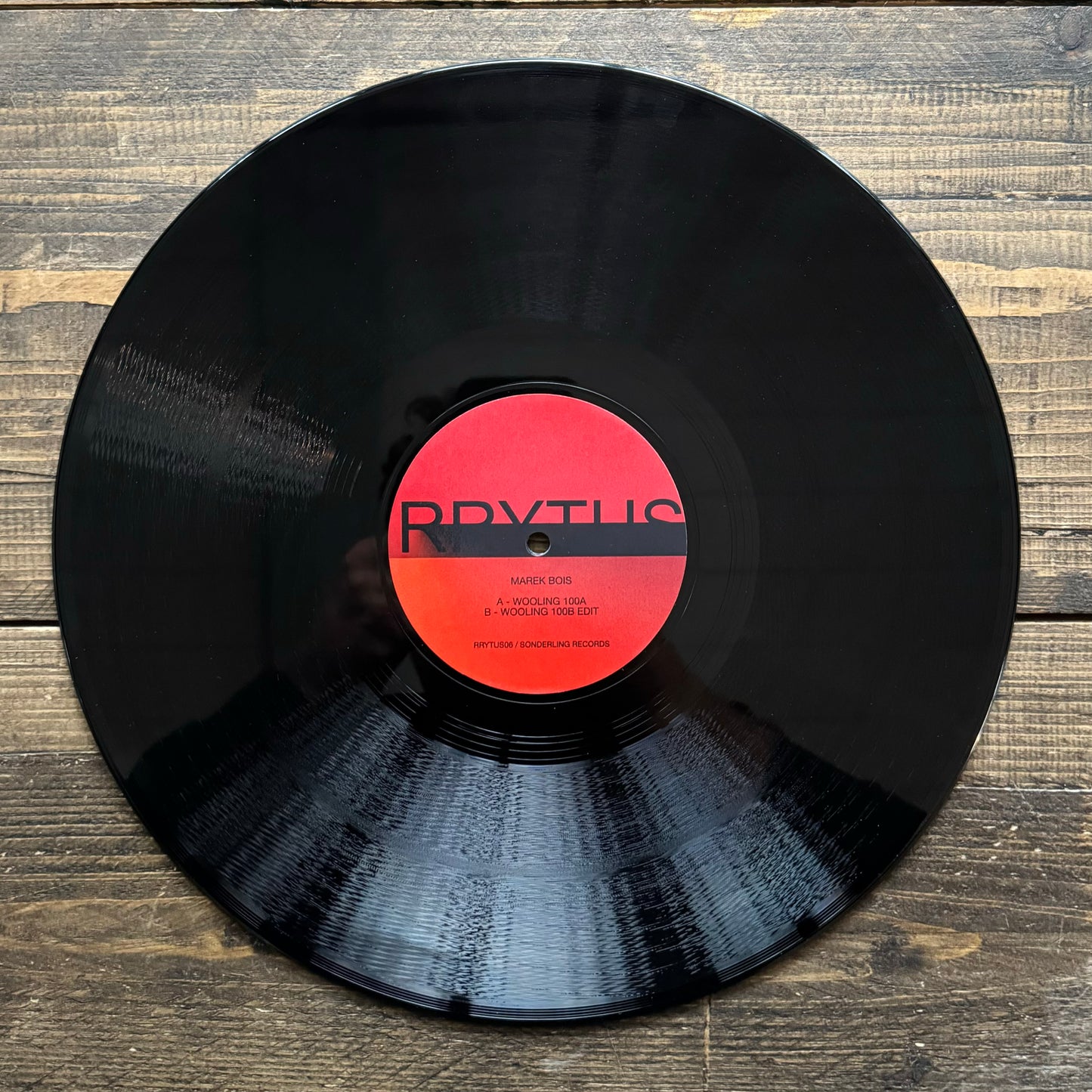 Marek Bois "Wooling 100" (Rrytus06), black 12", limited to 25 copies