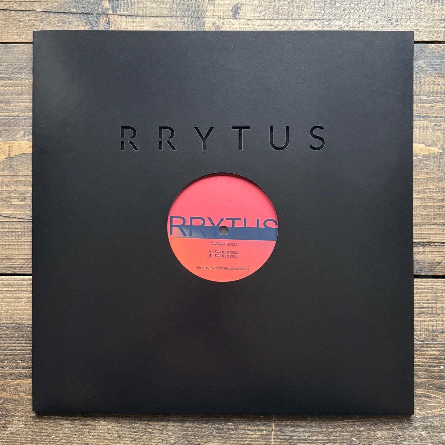 Dapayk Solo "Salieri" (Rrytus07), black 12", limited to 25 (Vinyl only)