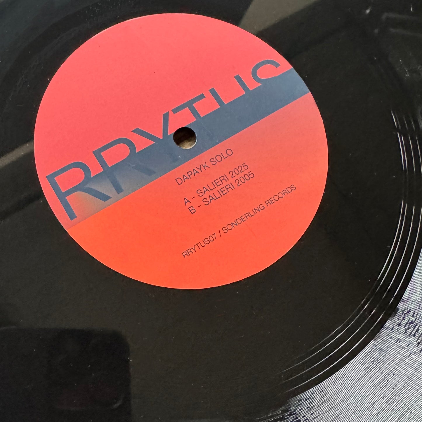 Dapayk Solo "Salieri" (Rrytus07), black 12", limited to 25 (Vinyl only)