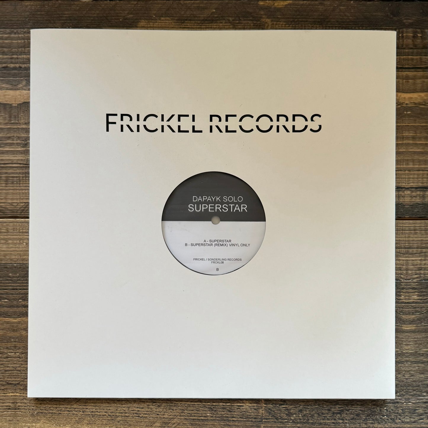 Dapayk Solo "Superstar" (FRCKL08), 12", limited, black vinyl