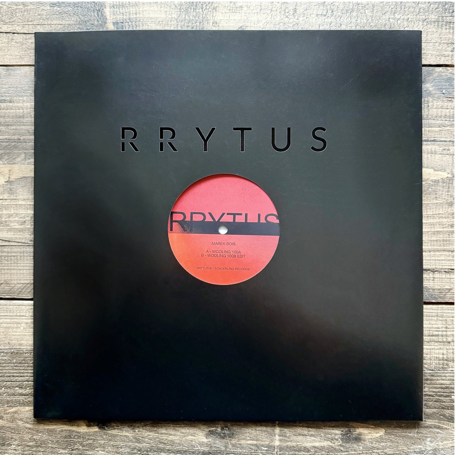 Marek Bois "Wooling 100" (Rrytus06), black 12", limited to 25 copies