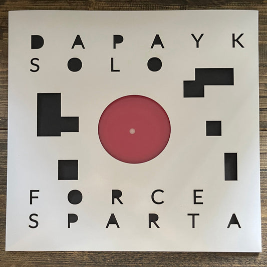 Dapayk Solo "Force / Sparta" (FRCKL01/02) Limited 12" red vinyl, 20 copies, no repress