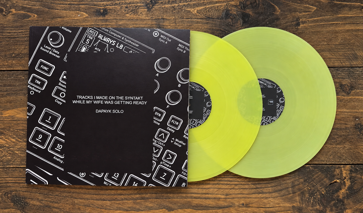 Dapayk Solo "Tracks I made on the Syntakt while my wife was getting ready" 2x12", Limited edition, (RRYTUS17)