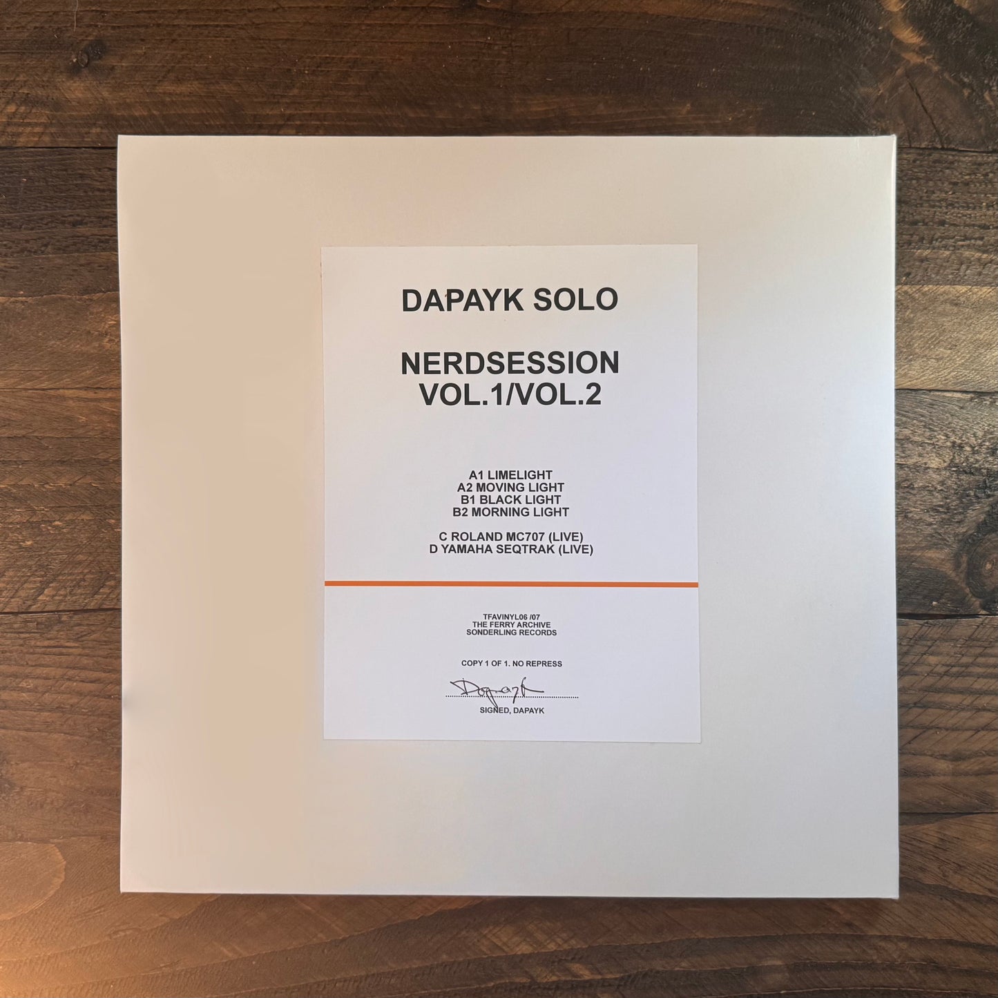 Dapayk Solo "Nerdsession, Vol.1 & Vol.2" one copy only