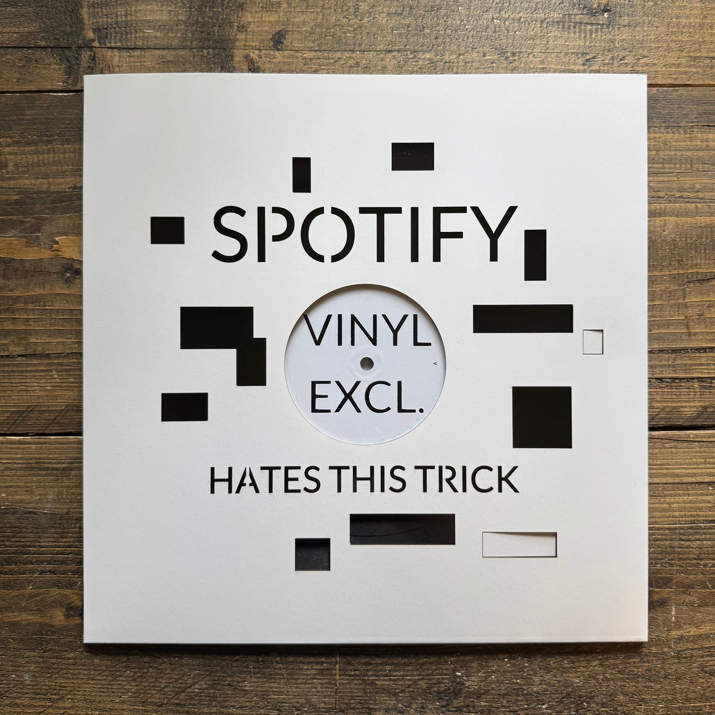 (Frickel12) Spotify hates this trick (vinyl only) Limited to 20 copies