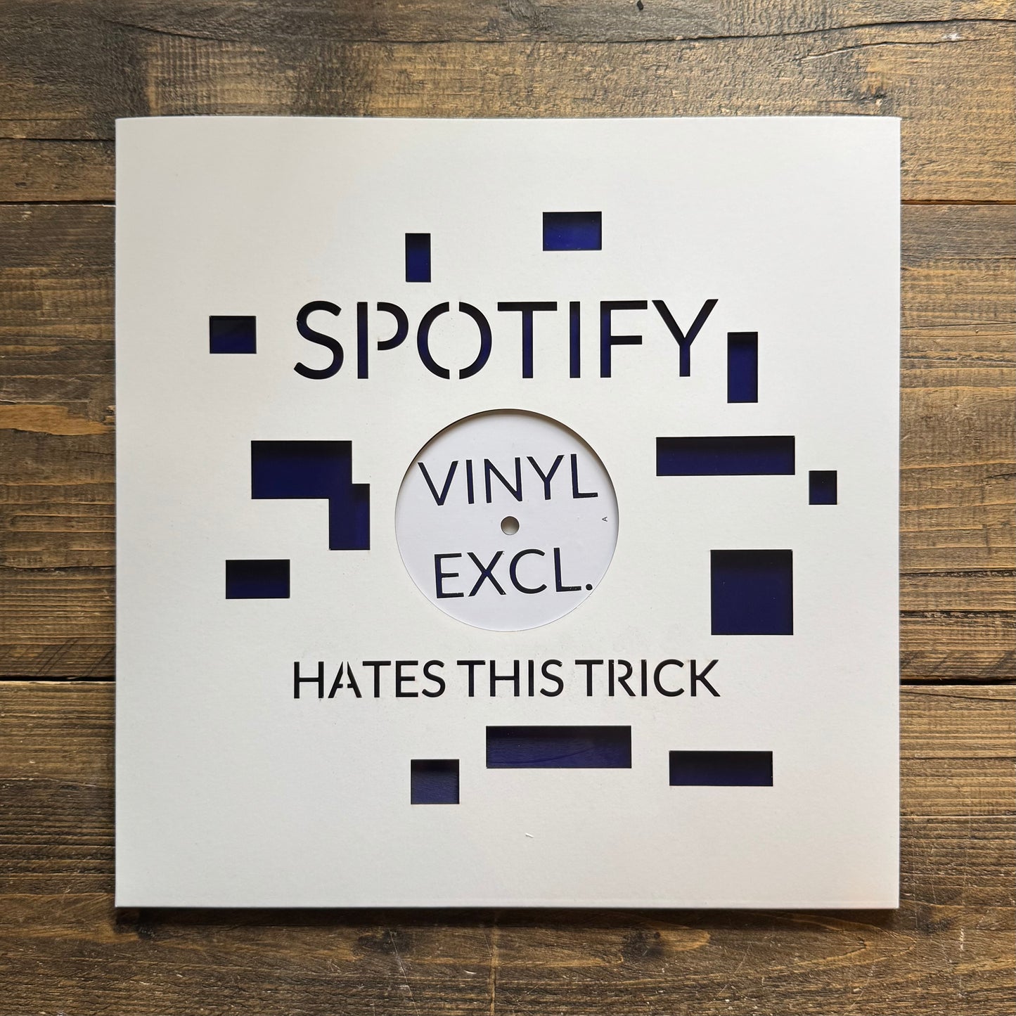 (Frickel12) Spotify hates this trick (vinyl only) Limited to 20 copies