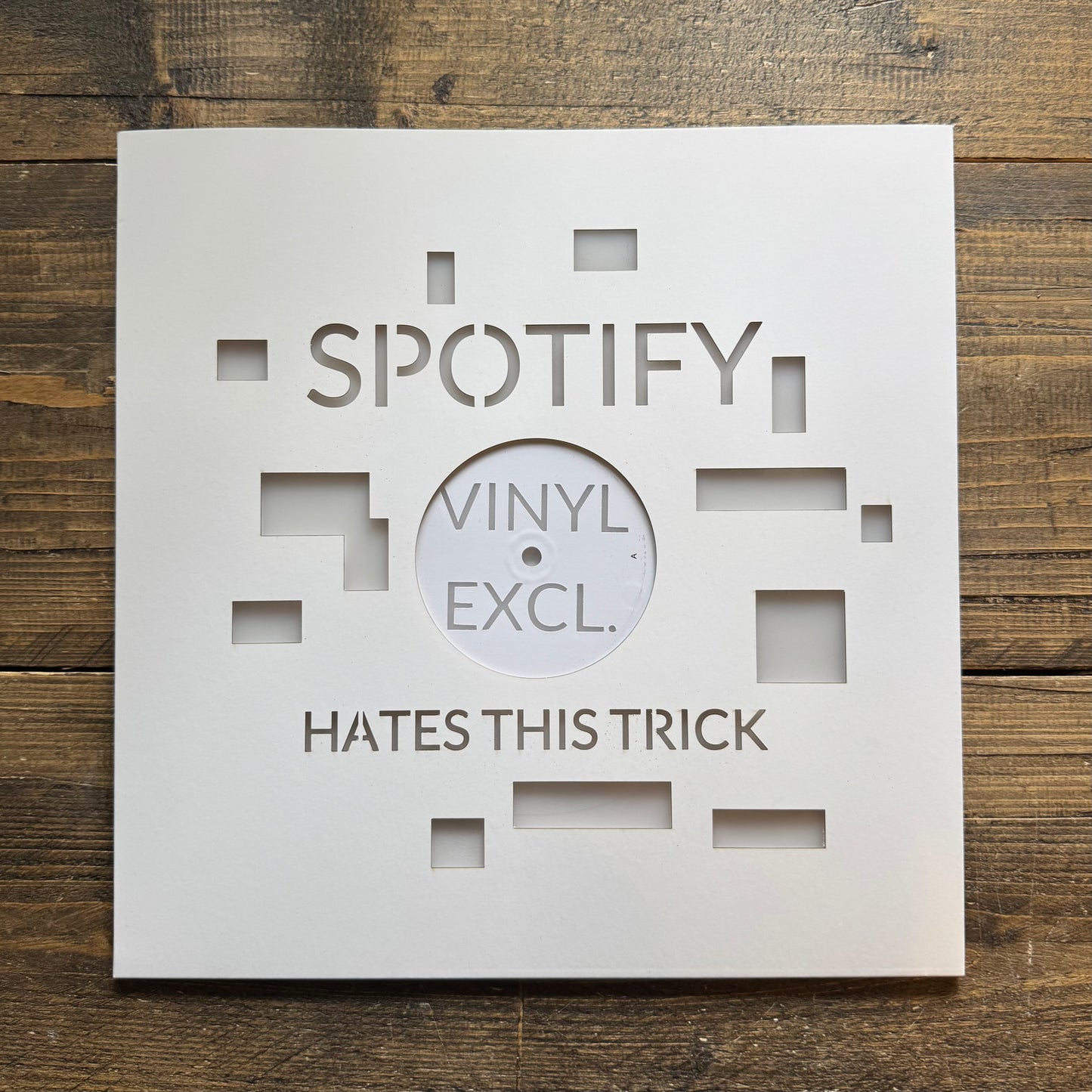 (Frickel12) Spotify hates this trick (vinyl only) Limited to 20 copies