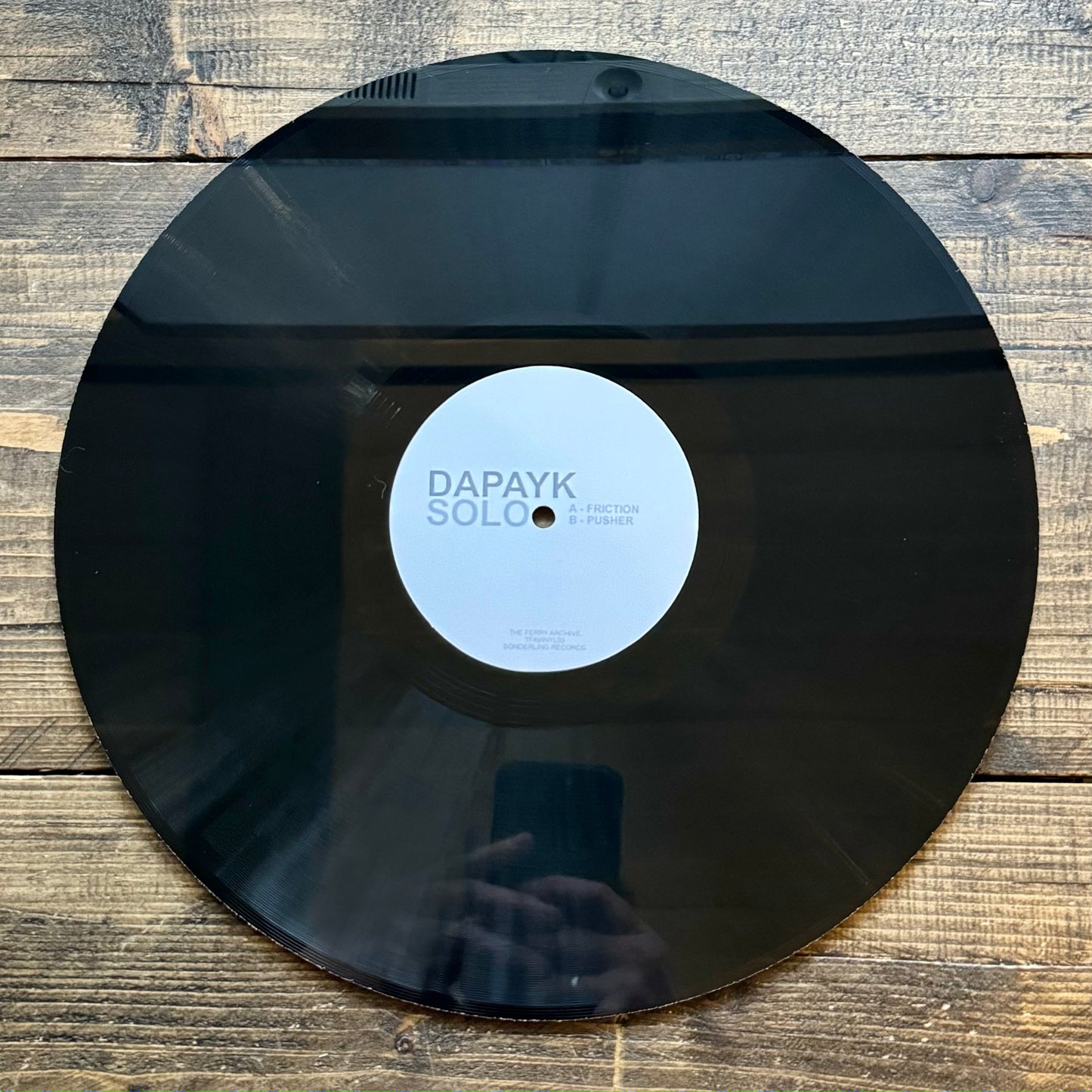 Dapayk Solo "Friction / Pusher" (TFA03vinyl), 12", black Vinyl