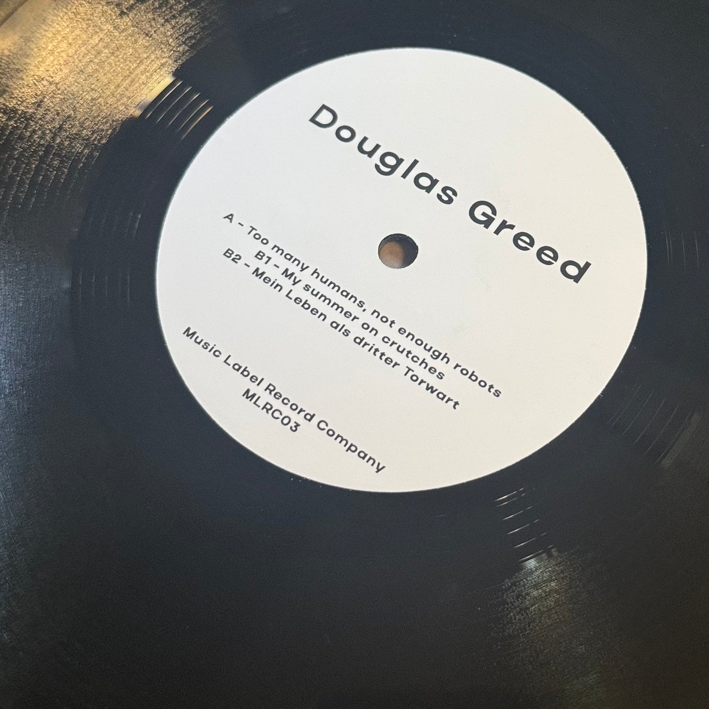 Douglas Greed "Too many humans, not enough robots" (MLRC03)