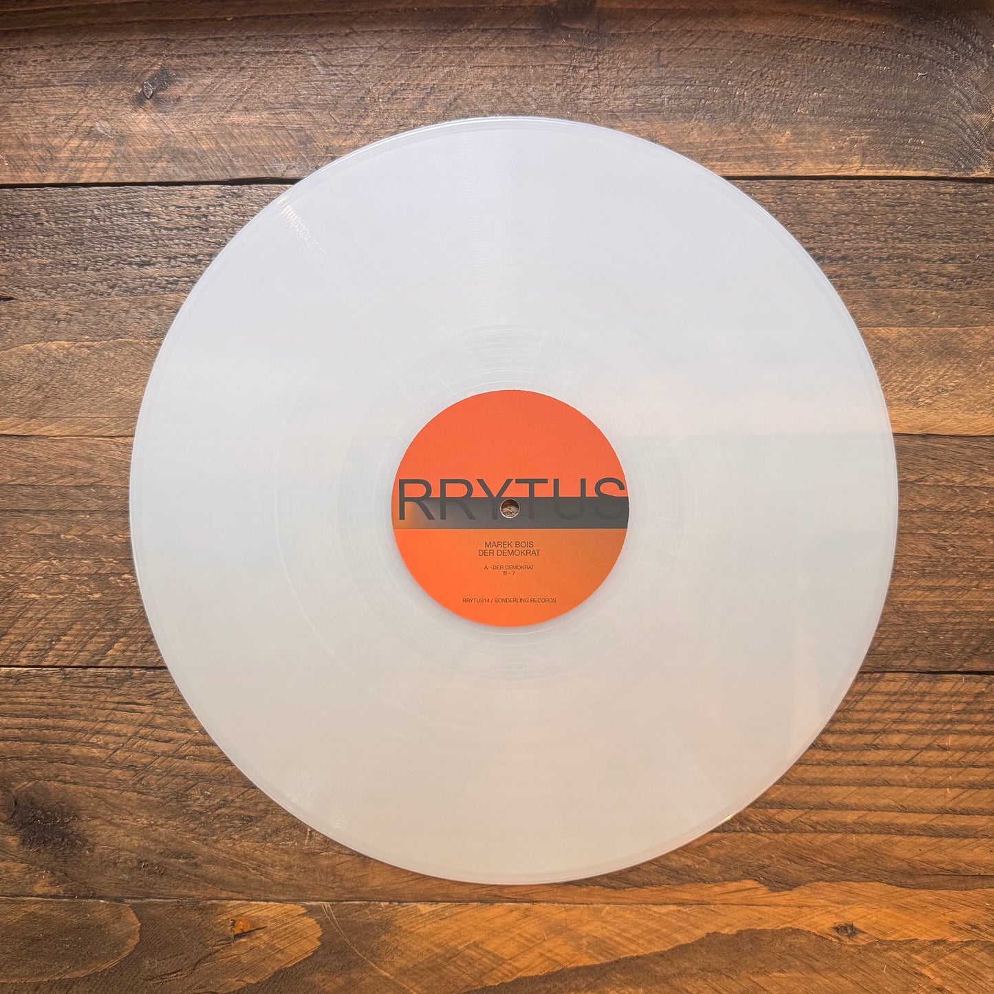 Marek Bois "Der Demokrat", black 12" vinyl (RRYTUS14)