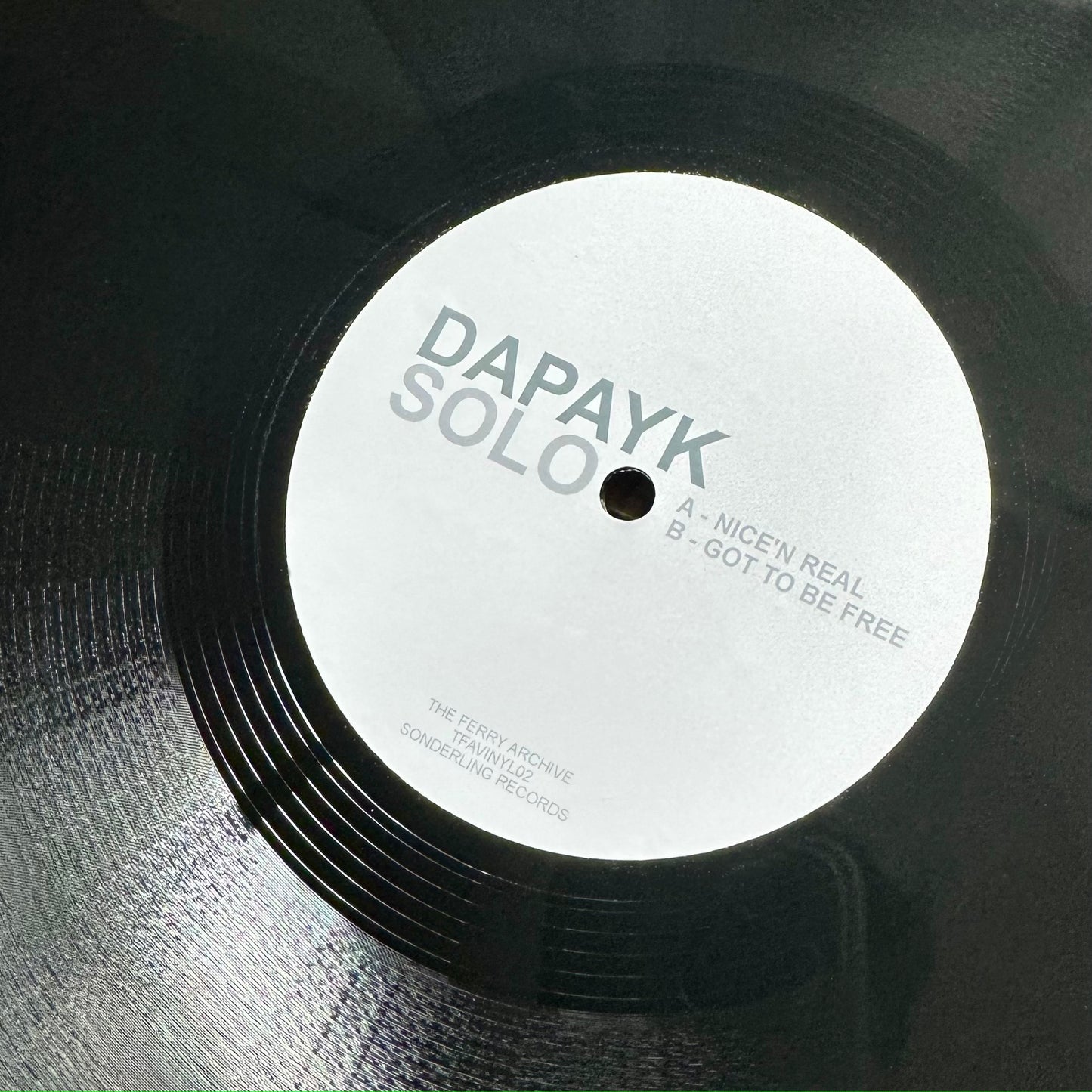 Dapayk Solo "Nice'N Real" (TFA02vinyl), 12", black Vinyl