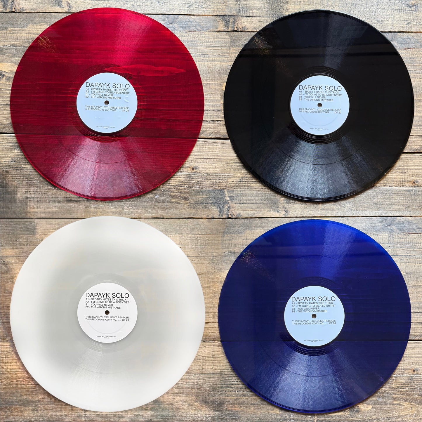 (Frickel12) Spotify hates this trick (vinyl only) Limited to 20 copies