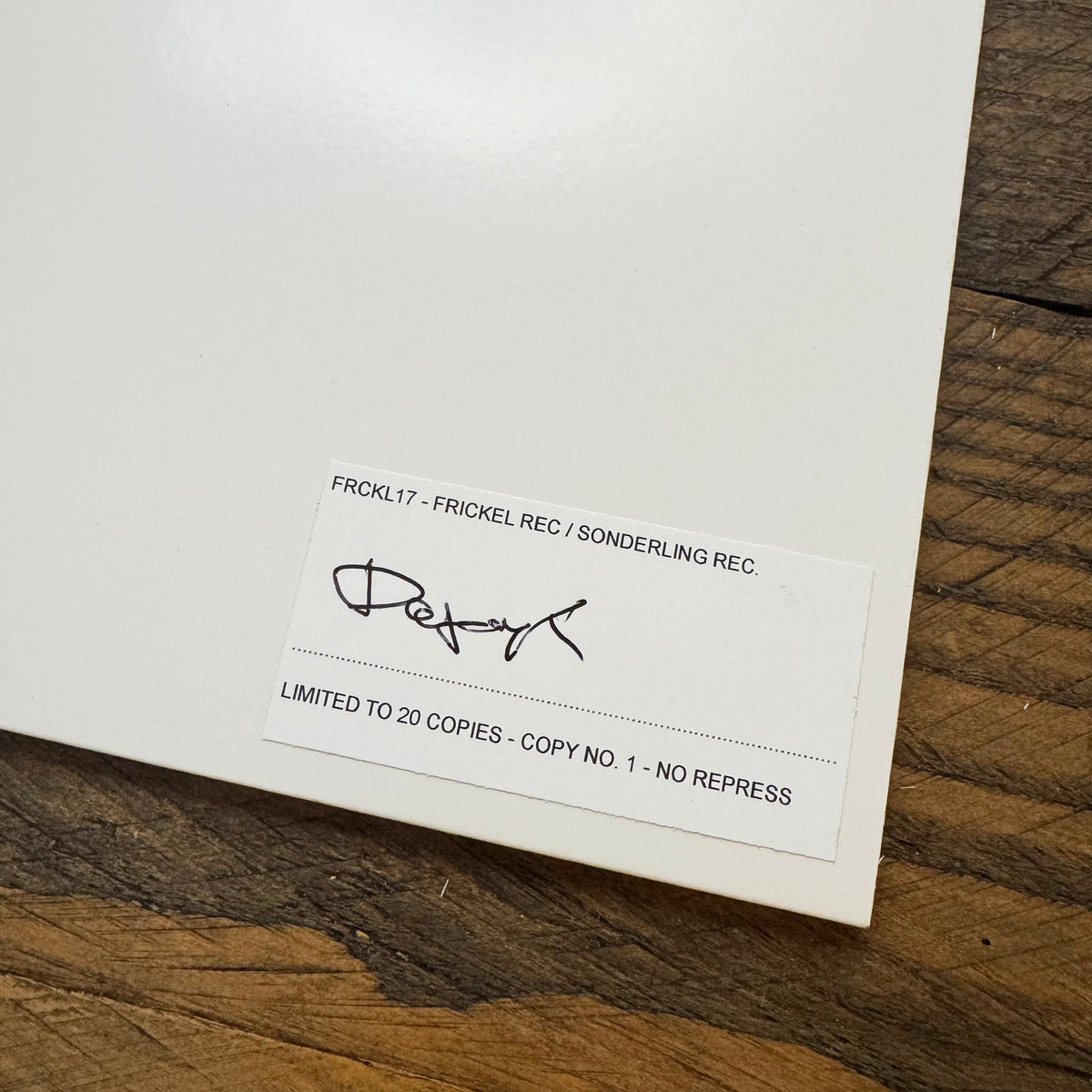 Dapayk Solo "Dizzy" (FRCKL17), green 12", limited to 10 copies