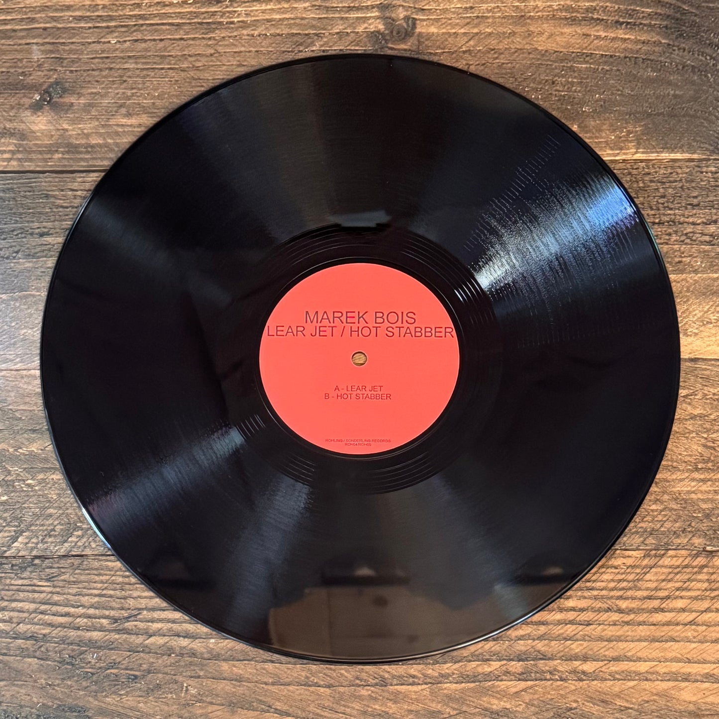 Marek Bois "Learjet / Hot Stabber" (Roh04/05), black 12"