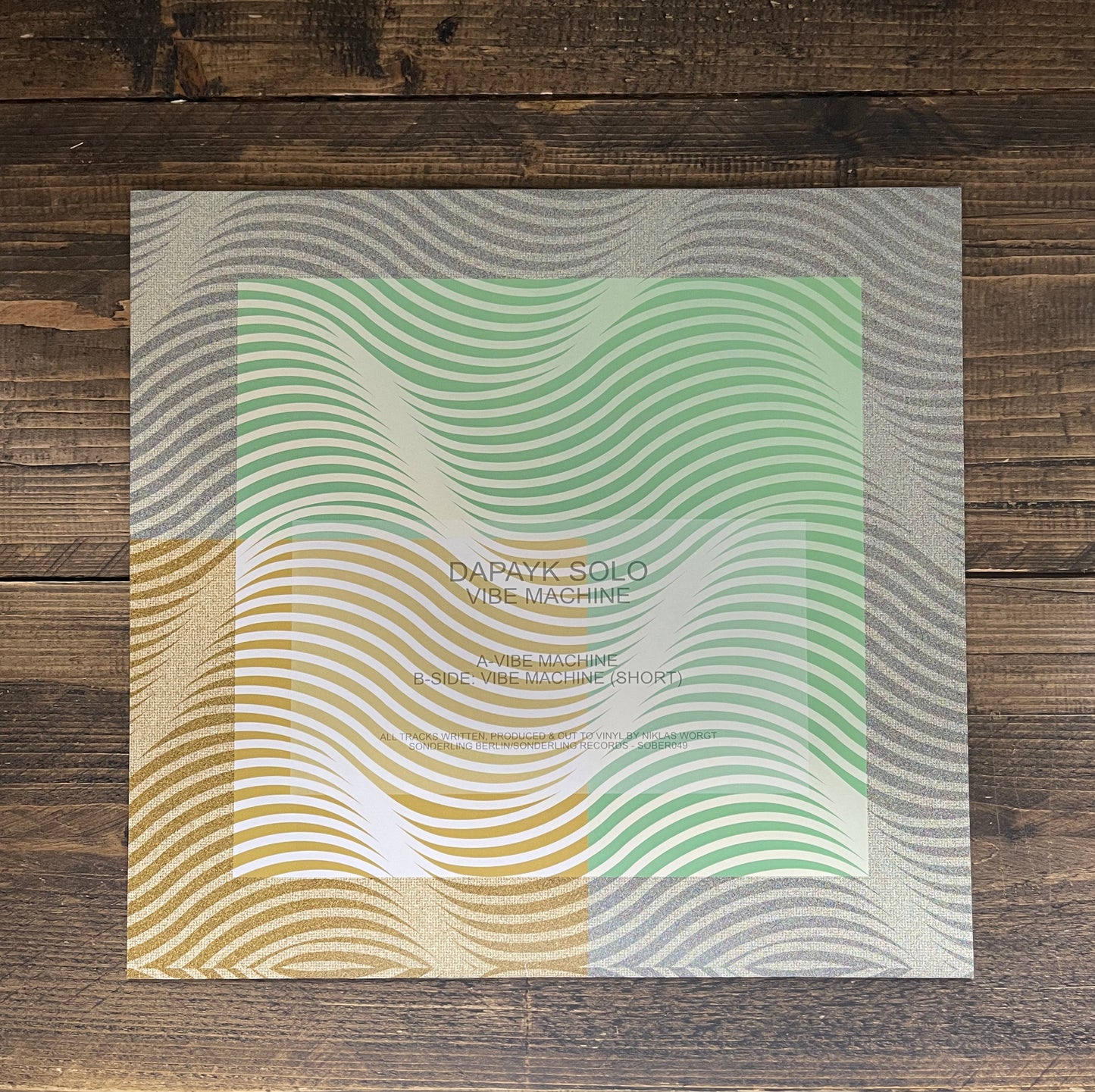 Dapayk Solo "Vibe Machine" (Sober049) white 12" vinyl, limited to 20copies, no repress