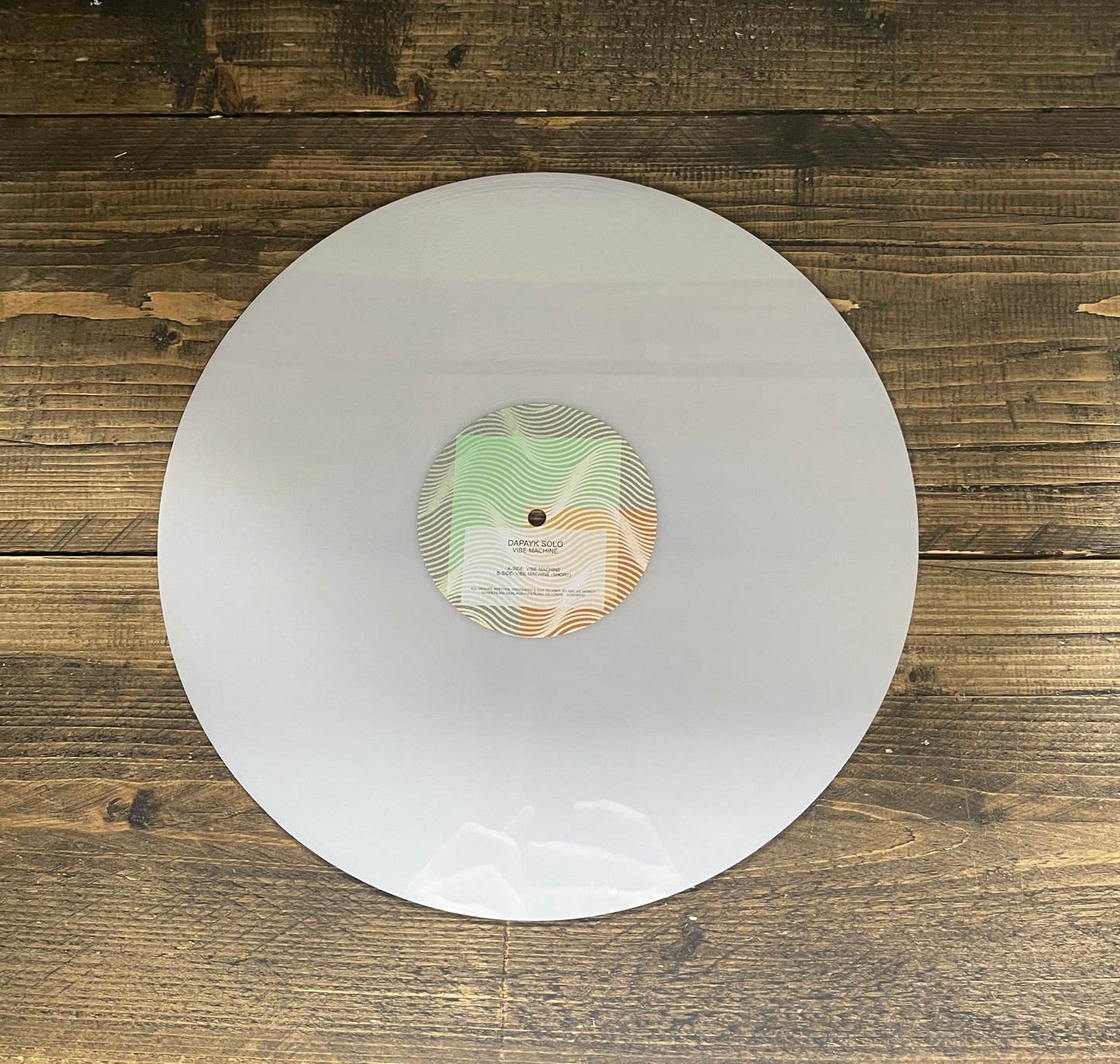 Dapayk Solo "Vibe Machine" (Sober049) white 12" vinyl, limited to 20copies, no repress