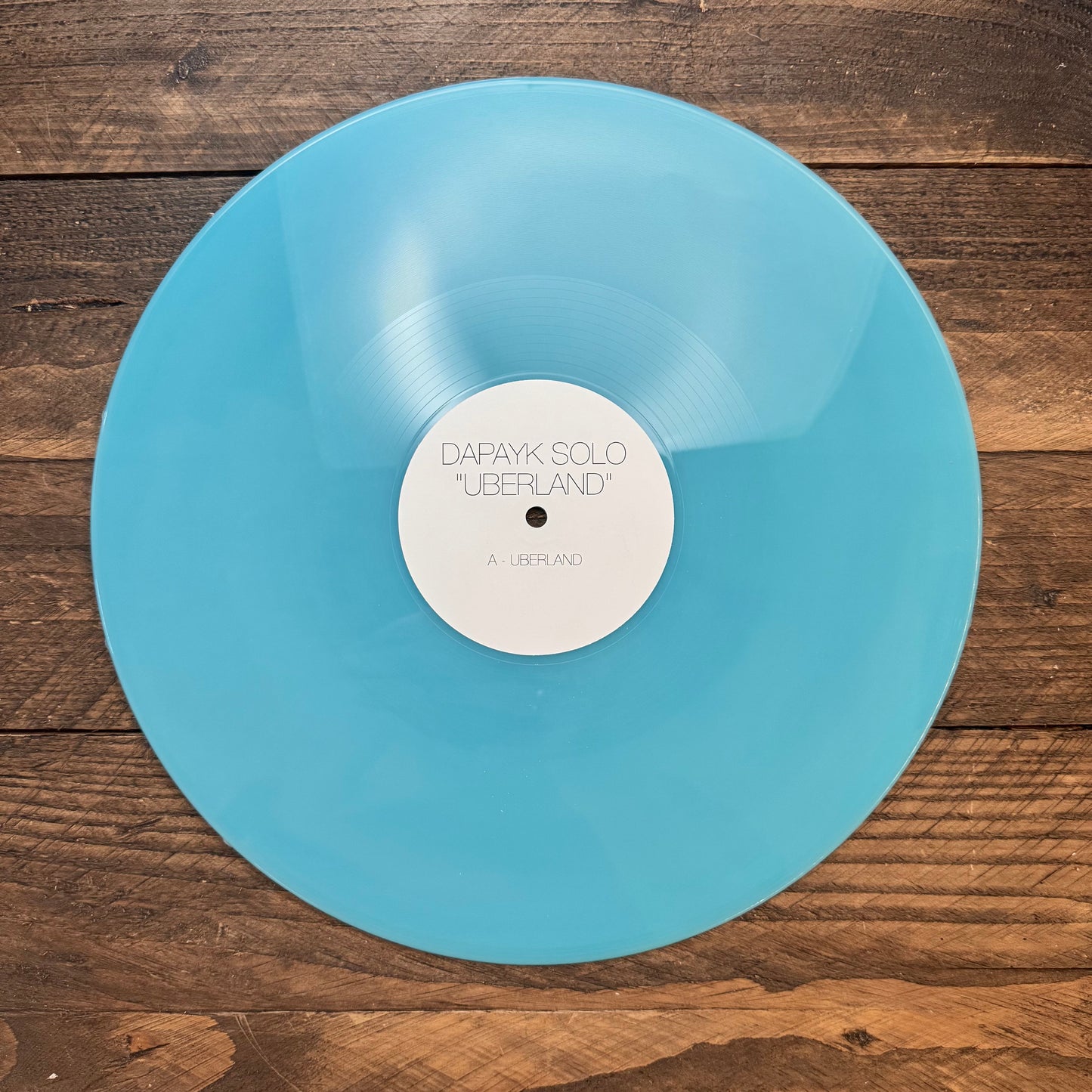 Dapayk Solo "Uberland" (UM02), blue vinyl, limited to 20 copies